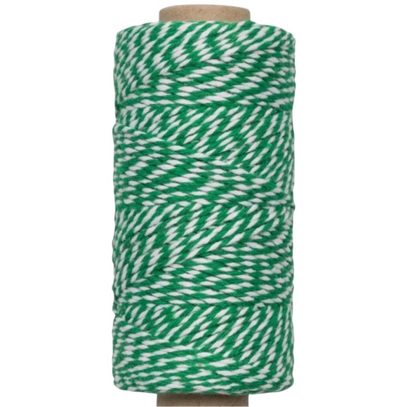 Other - Green and white cotton bakers twine 328 feet